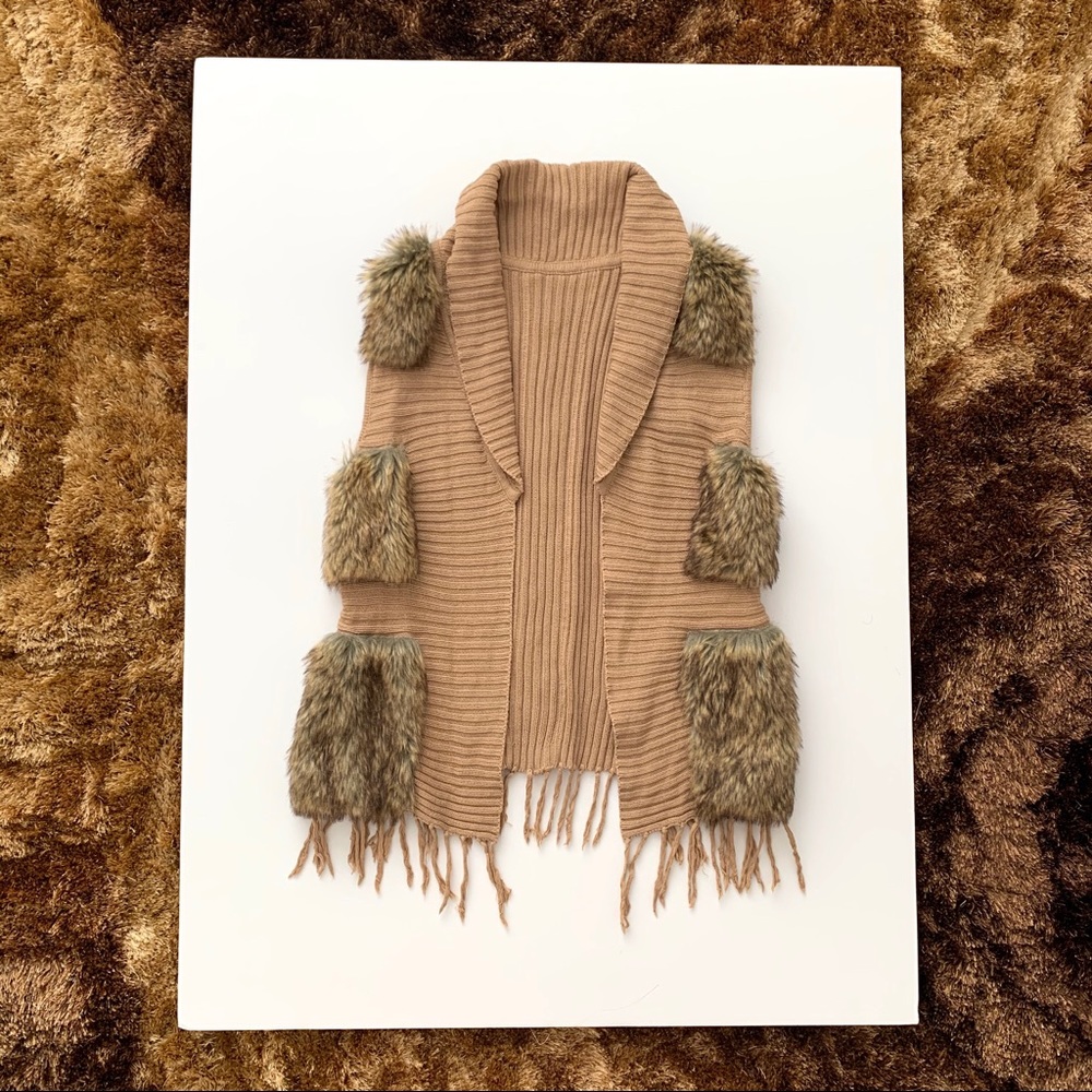 Vintage knit vest